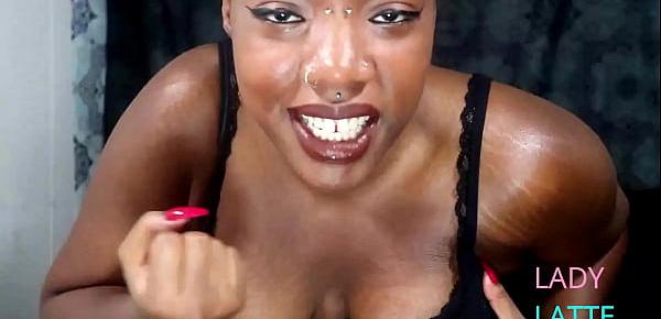  Black Goddess Walks You Through Your First Jerk Off Instruction | Lady Latte Friendly Femdom JOI